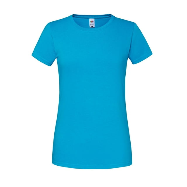 Fruit Of The Loom T-Shirt Iconique pour Femmes en Coton Ringspun 195 de Qualité Supérieure