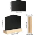 thumbnail image 2 of Lot de 6 Mini Panneaux de Craie, Notes de Cuisine avec Supports 10x7.2cm, 2 of 5