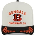 thumbnail image 2 of Men's New Era  Cream/Black Cincinnati Bengals 2025 NFL Draft A-Frame 9FIFTY Snapback Hat, 2 of 5