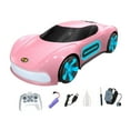 thumbnail image 3 of Coche de control remoto RC Drift Model Car, con luces y spray Reloj remoto rosa, 3 of 9