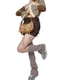 thumbnail image 3 of hirigin Women's Stretch Leg Warmers, Knee High Slouchy Socks Solid Color Boot Cuffs Costume Accessory, 3 of 7