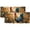 Pattern-1, variant on Rooster Rod Pocket Thermal Insulated Curtain Valance Rustic Wooden Barn Country Animals Flowers Window Valance for Bedroom Bathroom Living Room Dining Room 54 by 18 in, 2 Panel