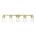 thumbnail image 5 of Livex Lighting - Whittier - 5 Light Large Bath Vanity In Modern Style-9.75, 5 of 15