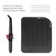 thumbnail image 4 of Jumpingount Bolsa de alfombrilla resistente al calor de silicona para rizador de pelo, alisador de pelo multifunción, alfombrilla de silicona para plancha Cuidado del cabello negro Jumpingount CE000433-02, 4 of 6
