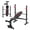 Red, variant on CONCETTA Adjustable Weight Bench Set, Foldable Bench Press with Leg Developer, 650 LBS Heavy-Duty Space Saving Workout Set for Small Apartments Strength Training Black & Red