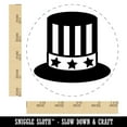 thumbnail image 2 of Fourth of July Patriotic Hat Rubber Stamp for Scrapbooking Crafting Stamping - Large 1-1/4 Inch, 2 of 7