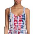thumbnail image 4 of No Boundaries Juniors' Button Front Romper, 4 of 5