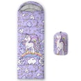 thumbnail image 1 of Saco de dormir Axolotl Unicorn para niños, impermeable, de 0 °C a 25 °C, 1 of 8