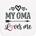 thumbnail image 3 of Inktastic My Oma Loves Me Grandchild Newborn Bib, 3 of 3