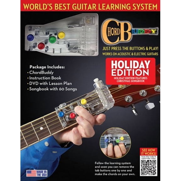 Chordbuddy Guitar Learning System - Holiday Edition (Paperback) by Travis Perry
