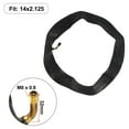 thumbnail image 3 of Motoforti 14x2.125 Bike Inner Tube 32mm American Type Valve Black Butyl Rubber Bicycle Wheel, 3 of 7