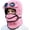 Pink, variant on Winter Thermal Hat with Glasses, Detachable Windproof Fleece Mask & Goggles, Adjustable Strap for Skiing, Snowboarding & Outdoor Winter Sports