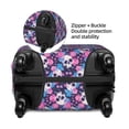 thumbnail image 4 of Fotbe Skull Flower Blue Luggage Cover Protector,Suitcase Protector,Scratch and Dirt Resistant,Fits 18-32 Inch Luggage-Large, 4 of 9
