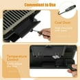 thumbnail image 6 of Topcobe 100% Cast Iron Hibachi Grill with Grill Grate Lifter, Outdoor Patio Furniture, 6 of 7