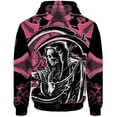 thumbnail image 3 of Sudadera con capucha para hombre de otoño, sudadera con estampado de calavera gótica de guerrero, sudaderas para hombre, ropa Y2k, sudadera con capucha holgada de moda para hombre, 3 of 4