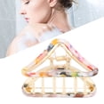 thumbnail image 1 of Pinzas Para El Cabello Decorativas Simples Y Elegantes Para Mujeres Y Niñas, Pinzas Triangulares Huecas Para El Cabello, Protegen El Cabello Del Daño Del Agua, Adecuadas Para, 1 of 8