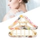 thumbnail image 1 of Pinzas Para El Cabello Decorativas Simples Y Elegantes Para Mujeres Y Niñas, Pinzas Triangulares Huecas Para El Cabello, Protegen El Cabello Del Daño Del Agua, Adecuadas Para, 1 of 8