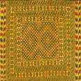 thumbnail image 1 of Ahgly Company Indoor Square Persian Yellow Traditional Area Rugs, 7' Square, 1 of 4