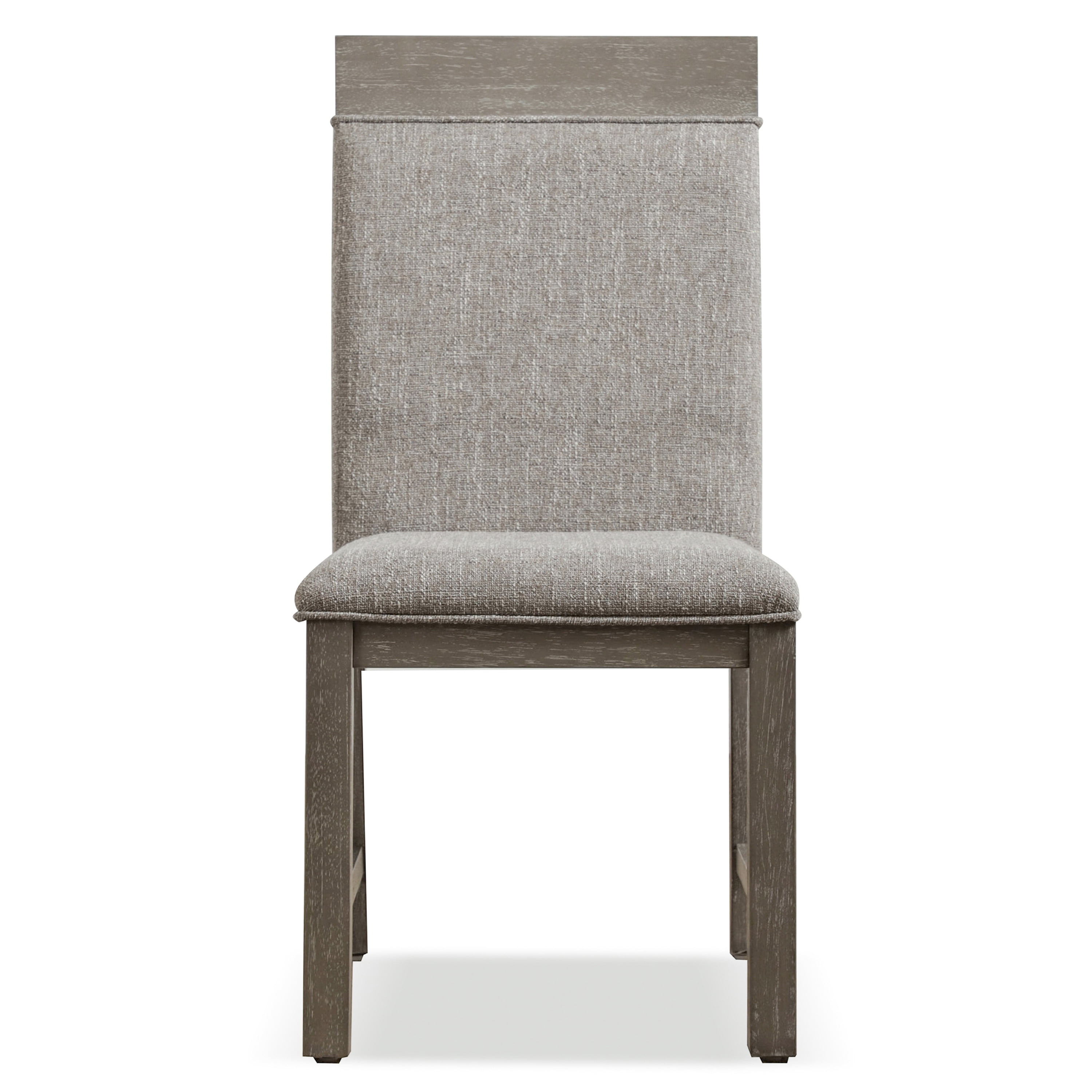 Furniture of America Telli Transitional Upholstered Dining Side Chair, Gray (Set of 2)