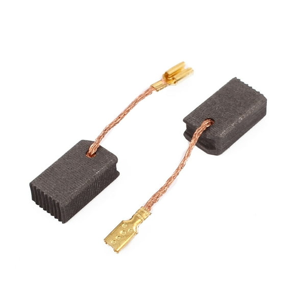1 Pair Electric Drill Motor Rotary Power Tool Carbon Brush 6 x 9 x 15mm w Spring