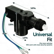 Zone Tech 4x Universal High Power Door Lock Actuator with Hardware