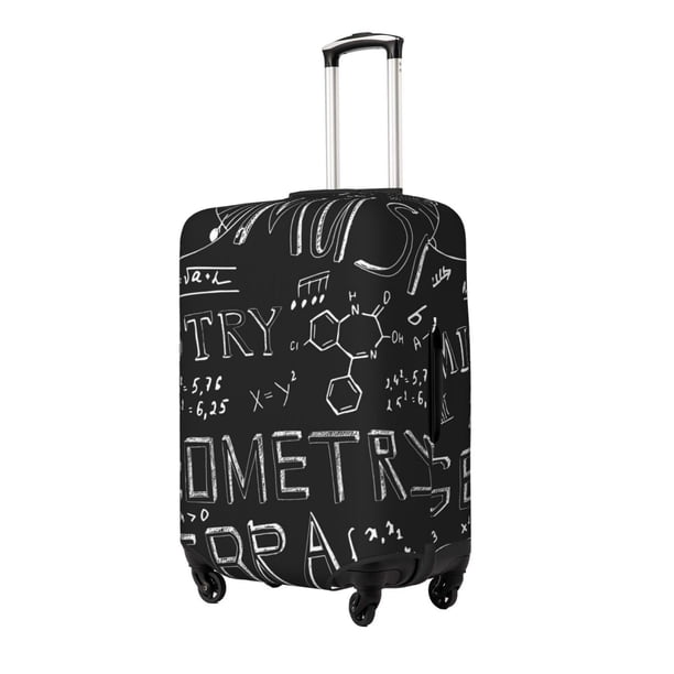 Balery Black Scientific Funda de equipaje, fundas para maletas, elástica, lavable, protector de maletas, compatible con maletas de 18 a 32 pulgadas-Medium