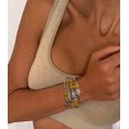 thumbnail image 4 of Fulu Autumn Pulseras Apilables Con Cuentas Para Mujer Boho Wrap Pulsera De Plata En Capas Joyería De Moda Regalos Para Ella (Amarillo), 4 of 5