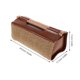 thumbnail image 2 of Porta pañuelos: Funda rectangular tejida marrón - Servilletero rústico de estilo rústico - Organizador de pañuelos de mimbre tejido a mano para sala de estar o baño, 2 of 6