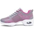thumbnail image 2 of Women's Jazz Shoes Dance Trainers Lace Up Cushion Breathable Ladies Split Sole Dance Sneakers Platform Shoes, 2 of 11