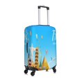 thumbnail image 3 of PAYOHTO Highly Elastic Spandex Suitcase Cover Luggage Cover Small Fits 18 to 21 Inch Let's Go Travel and Tourism, 3 of 8