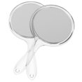 thumbnail image 4 of MasteelfCA 2pcs Hand Mirrors Double-Sided Handheld Mirrors Magnifying Mirrors with Handle, 4 of 7