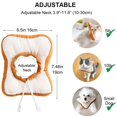 thumbnail image 3 of facefd Réglable Cône Collier Mignon Doux Pain en Forme de Coiffe Cosplay Casquette pour Chat Chiot L S, 3 of 6
