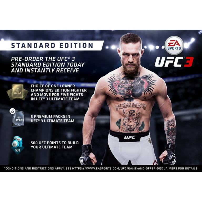 3 UFC 4 PlayStation -
