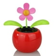 thumbnail image 1 of Redempat No Watering Required Dancing Sun Flower Car Dashboard Ornament Will Sway When There Is Light Solar red, 1 of 6