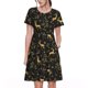 thumbnail image 1 of Balery Christmas Gold Deers1 Vestidos sueltos de manga corta para mujer, vestidos de verano 2025, vestidos casuales de corte A con vuelo., 1 of 6
