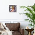 thumbnail image 2 of 3dRose, Maiden beautiful art with dream catcher, 13x13 Wall Clock, 2 of 8
