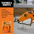 Gorilla Dual Temp Full Size Hot Glue Gun Precision Nozzle, Easy Squeeze
