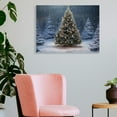 thumbnail image 3 of Fenyluxe Christmas Tree Snow Star Canvas Print Wall Decor Art Modern Ready To Hang for Home Room Decor Print On Canvas 16x12in, 3 of 6