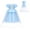 A, variant on Girls Snow Queen Costume Princess Dress with Cape Halloween Cosplay Birthday Party, Size 7-8Y