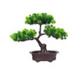 thumbnail image 1 of Planta en maceta falsa decorativa del mostrador de la tabla del escritorio de la oficina del hogar del árbol en maceta artificial de 2 niveles Eigraketly HA7256-00B, 1 of 6