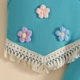 thumbnail image 6 of UAYOTSE Girl Clothes Set Summer Baby 0 6 12 18 24 Months 2T 3T Girl Clothes Shorts Set Floral Summer Outfits Cute Baby Clothes,Sizes 6-9 Months, 6 of 7