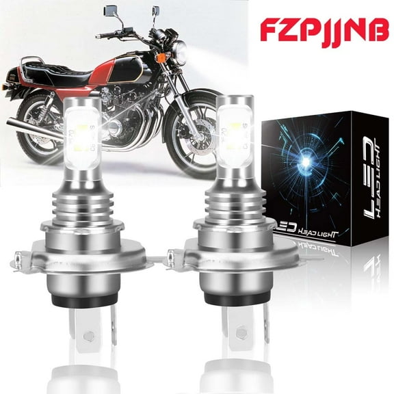 FZPJJNB For Suzuki GS1000 Motorcycle Light - 9003 H4 LED Headlights Bulbs 6000K White,C23