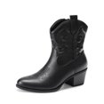 thumbnail image 1 of Botas Cortas Bordadas Negras DREAM PAIRS SDAB2432W, 1 of 7
