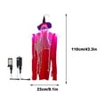 thumbnail image 3 of Halloween String Lights Motion-activated Witch Hanging Lamp Voice-activated Witch Lantern Halloween Costume Decoration Lights Scary Sound Effects Lamp Witch-themed Halloween, 3 of 8