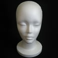 thumbnail image 4 of AAOMASSR Modèle de Tête Mannequin en Mousse de Styromousse Perruque Tête Présentoir Chapeau Casquette Support Modèle Femme, 4 of 6