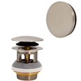 thumbnail image 2 of Westbrass D98RK-07 Trousse de Drain de Bain à Embout Rond Intégré - Nickel Satiné, 2 of 4