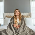 thumbnail image 4 of Patiojoy 20 lbs 60''x80'' Crystal Velvet Cover Weighted Blankets with  Removable Cover Glass Beads, 4 of 10