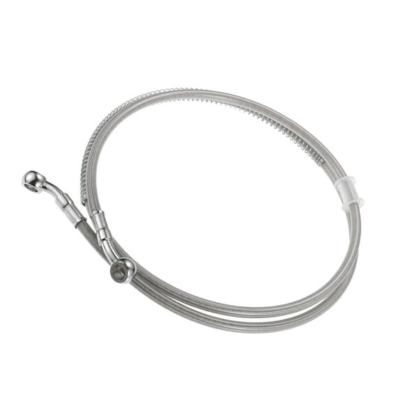 Unique Bargains Motorcycle Hydraulic Brake Line Oil Hose 10mm ID 55.12" Length Braided Brake Line for ATV Motocross