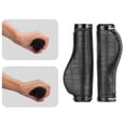 thumbnail image 3 of LOVIVER 2pc Bike Handlebar Grips Retro PU Leather Lockable Handlebar Grips Crackle, 3 of 8