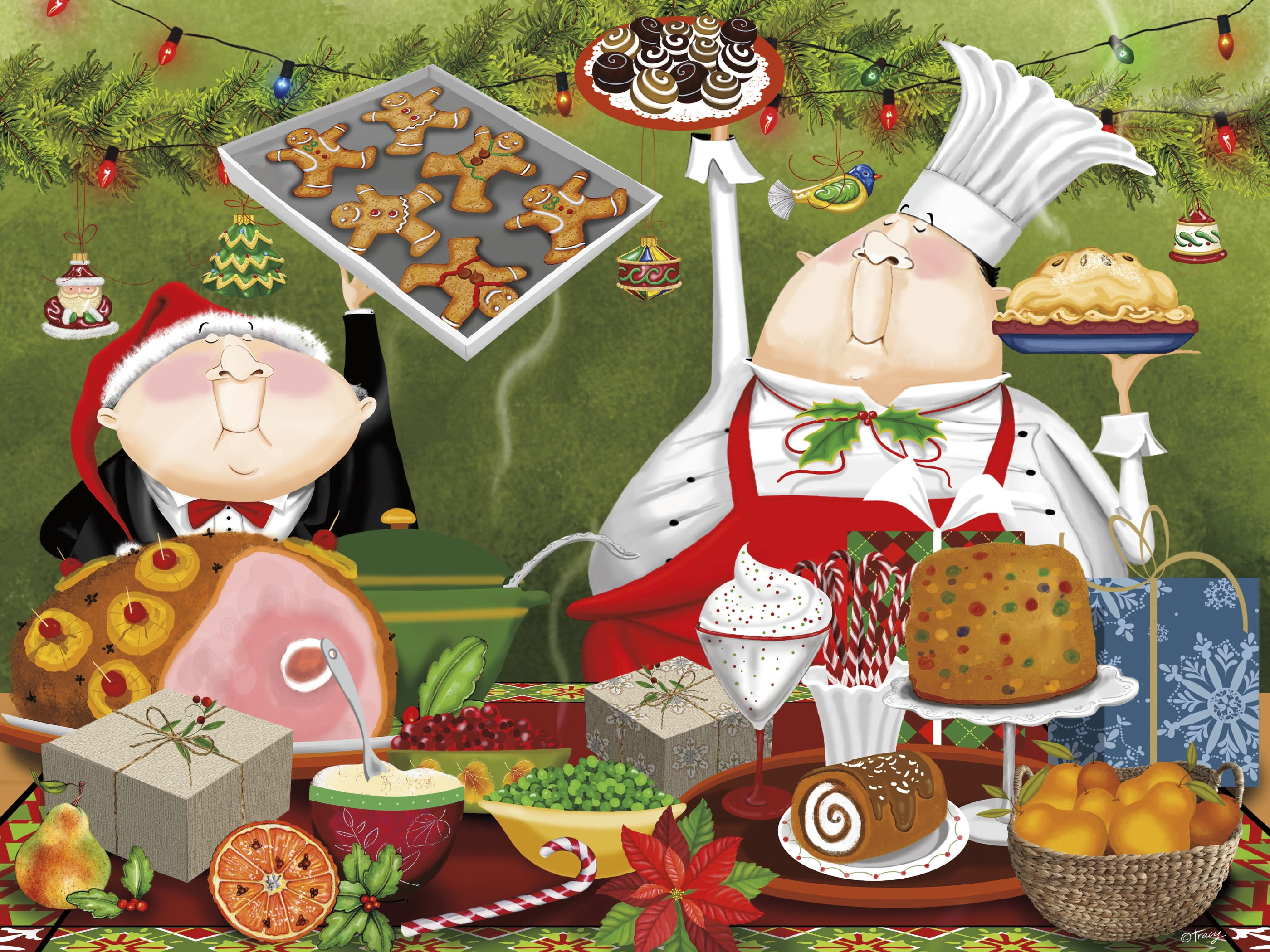 Ceaco - Christmas - Bon Appetit - 550 Piece Holiday Jigsaw Puzzle